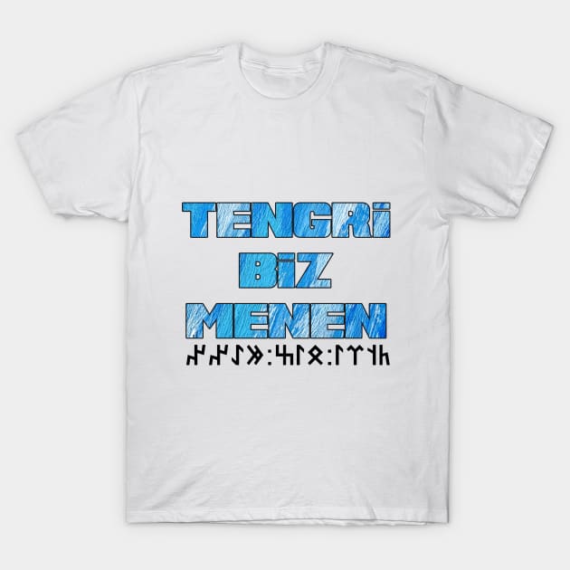 Tengri Biz Menen T-Shirt by Tuwegl